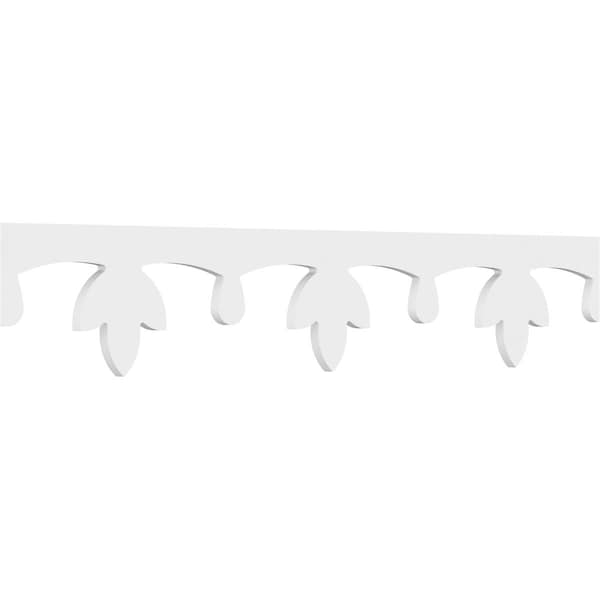 Ekena Millwork Taylorville Architectural Grade PVC Running Trim, 8"H x 5/8"P x 48"L RUNP08X0625X48TAY - main
